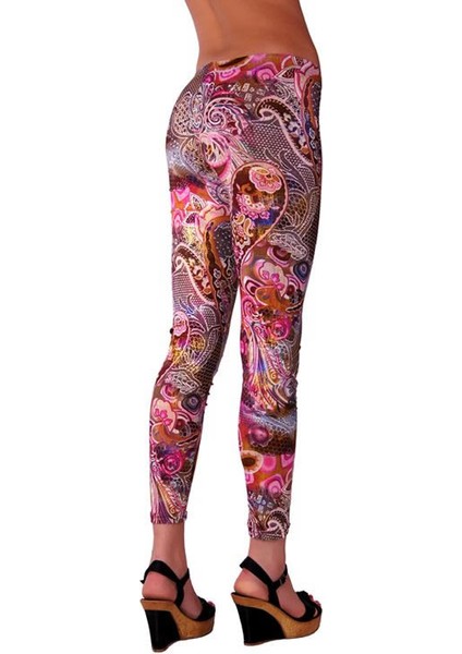 Redhotbest Paisley Pattern Fashion Tight - Şal Desenli Tayt - Rhb101078