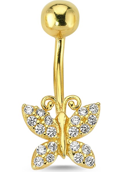 AltınSepeti Altın Kelebek Piercing AS11PC