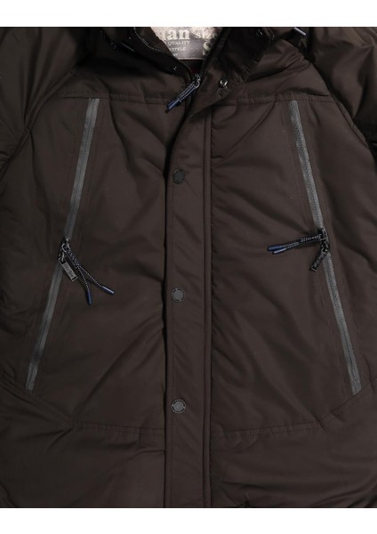 Erkek Şişme Mont Kaban 1265 Kahve