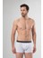 1320 Üçlü Boxer - Beyaz/Siyah/Gri Melanj 1