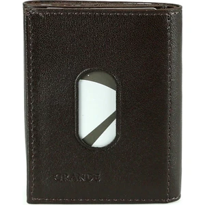 00724 Hakiki Deri Kartlık Kahverengi