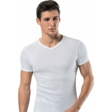 Erdem 3'lü paket 1198 V YakaErkek Tshirt