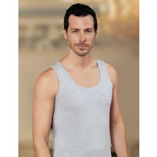 Şahinler Geniş Askılı Penye Atlet Gri Me005