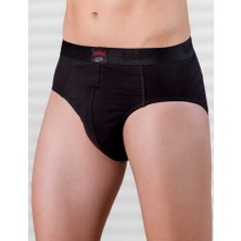 Şahinler Erkek Likralı Süprem Külot Slip Siyah Me063