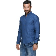 Buenza Jlt Dugmeli Yaka Gömlek - İndigo