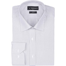 Buenza Sry 1029 Uzun Kol Slim Fit Gömlek-Bej