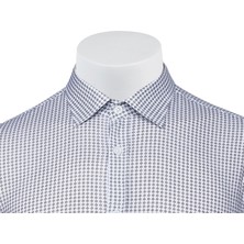 Buenza Sry Empirme Licra 408 Uzunkol Slim Fit Gömlek-Beyaz