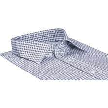 Buenza Sry Empirme Licra 408 Uzunkol Slim Fit Gömlek-Beyaz
