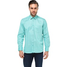 Varetta Erkek Yeşil Pamuklu Cepli Uzun Kol Gömlek