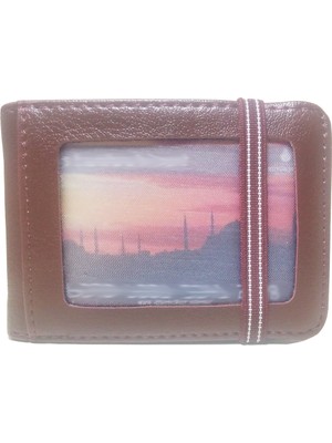 İdeal İpli Deri Erkek Kartlık Cüzdan Yatay