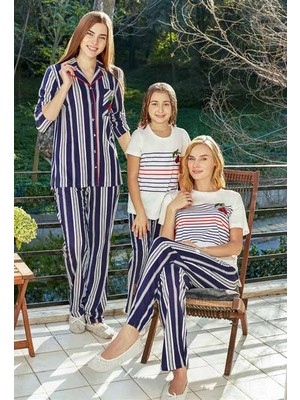 Eros Esk21520 Modal Gömlek Uzun Kollu Pijama Takımı