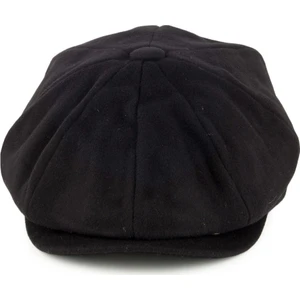 Modamarka Shop Erkek Siyah Yün Şapka Kasket Newsboy Cap