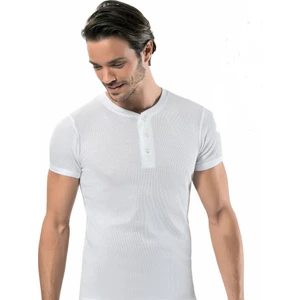 3'lü paket 1125 Fitilli Düğmeli Erkek Tshirt Fanila