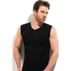 3'lü paket 1196 Kolsuz V Yaka Erkek Fanila