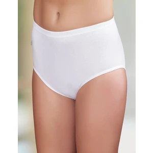 Yanı Dikişsiz Çiçek Motifli Külot Beyaz Mb018