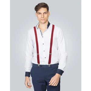 Bordo Düz Erkek Pantolon Askısı