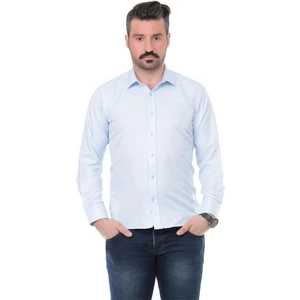 Sry 41102 Slim Fit Uzun Kol Gömlek - Açık Mavi