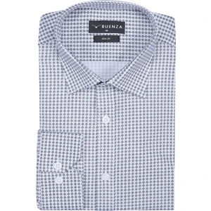 Sry Empirme Licra 408 Uzunkol Slim Fit Gömlek-Beyaz