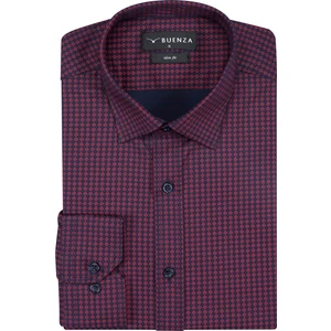 Sry Empirme Licra 408 Uzunkol Slim Fit Gömlek-Bordo