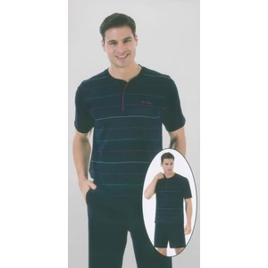 Pierre Cardin 5289 Kısa Kollu Şort İlaveli Üçlü Erkek Pijama Takımı