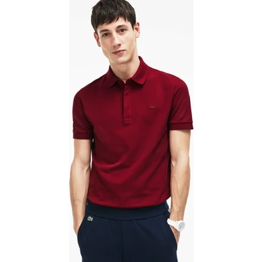 Lacoste Erkek Bordo Paris Polo Tshirt