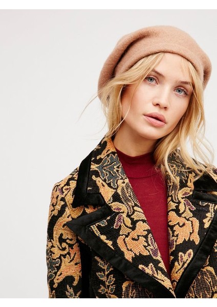 Modamarka Shop Kadın Ressam Beresi Fransız Şapka Camel fırsatları