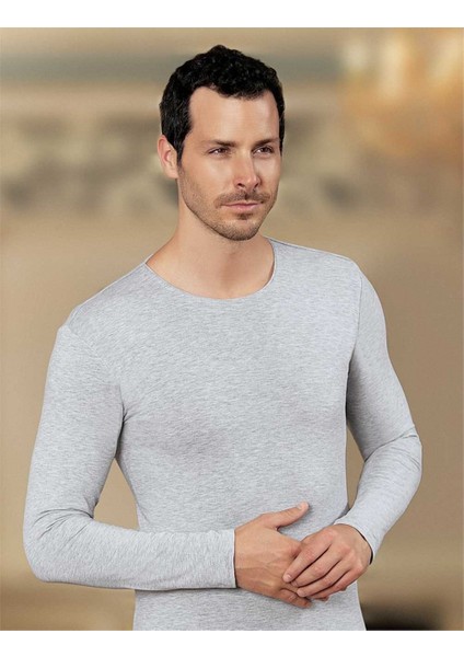 2'li 1123 Uzun Kol Erkek Tshirt Fanila