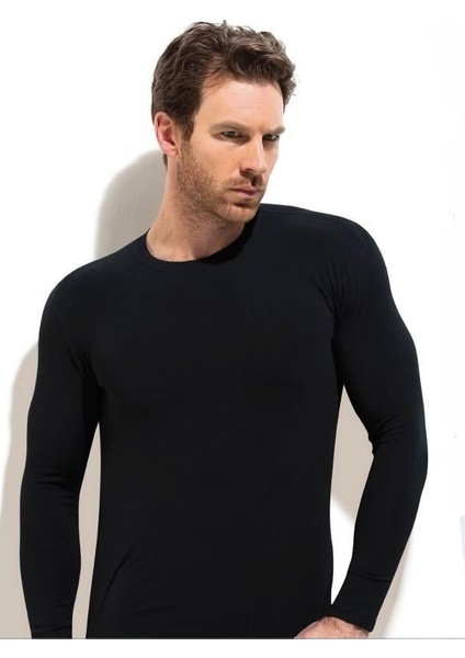 Erdem 2'li 1123 Uzun Kol Erkek Tshirt Fanila görsel 2