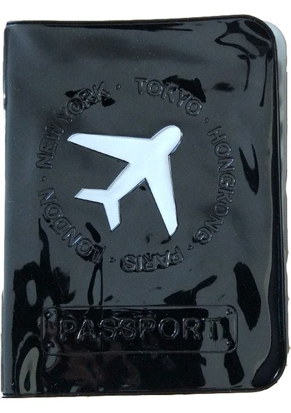 M-Square Pvc Deri Pasaport Kılıfı Seyahat Cüzdanı