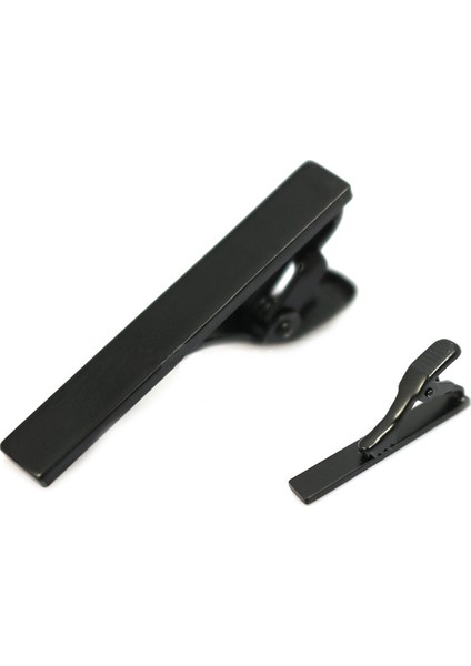 4 cm Siyah Slim Kravat İğnesi