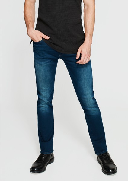 Erkek Marcus Mavi Black Jean Pantolon