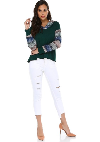 Kadın Kapüşonlu Sweatshirt