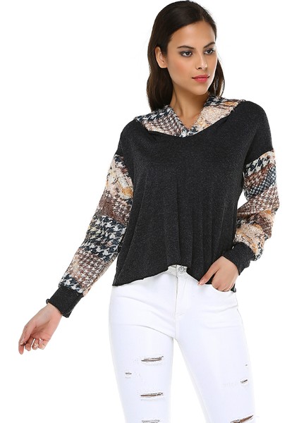 Kadın Kapüşonlu Sweatshirt