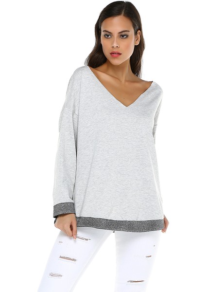 Kadın Lame Detaylı Sweatshirt