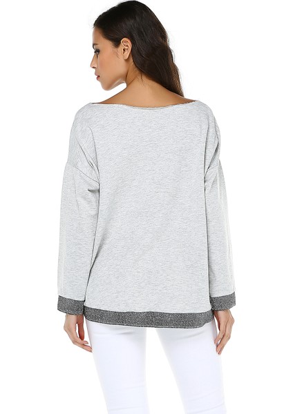 Kadın Lame Detaylı Sweatshirt