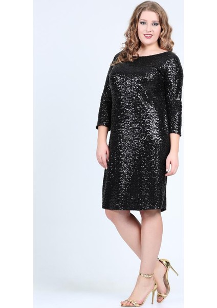 Kl5601H Siyah Abiye Elbise