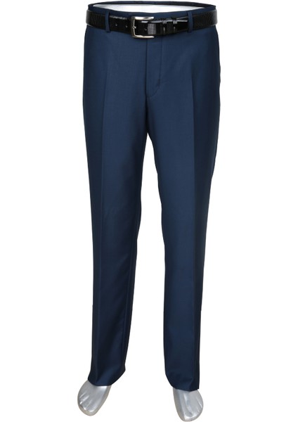 Klasik Kesim Pilesiz Kumaş Pantolon - Parlament