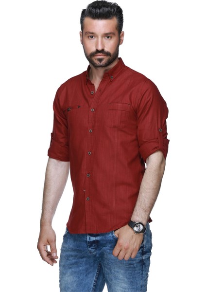 Jlt Spor Gömlek - Bordo