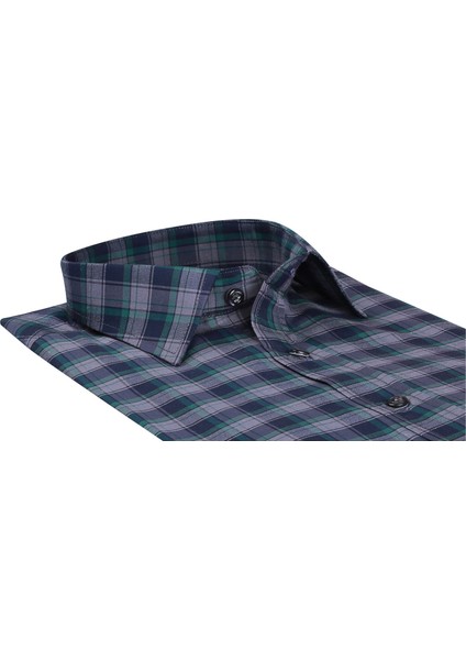 Sry 3180 Slim Fit Uzun Kol Gömlek - Yeşil