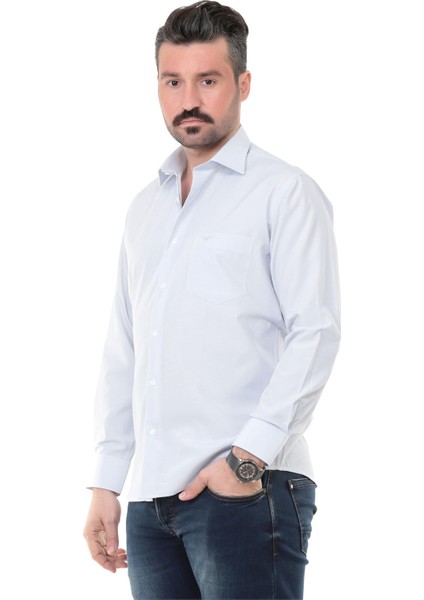 Sy 1951 Klasik Kesim Uzun Kol Gömlek - Gri fiyatları