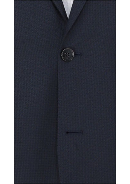Tesla Yelekli Slim Fit Takım Elbise-Kahverengi