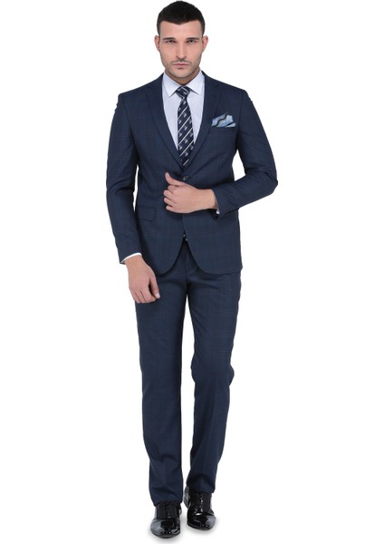 Torres Slim Fit Mono Tk Yrt Takım Elbise - Lacivert
