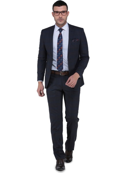 Torres Slim Fit Mono Tk Yrt Takım Elbise - Kahverengi
