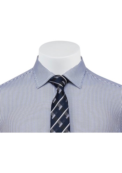 Sry 1029 Uzun Kol Slim Fit Gömlek-Lacivert fiyatları