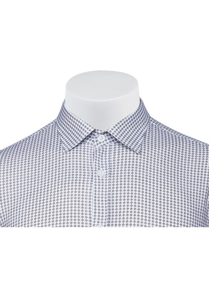 Sry Empirme Licra 408 Uzunkol Slim Fit Gömlek-Beyaz fiyatları