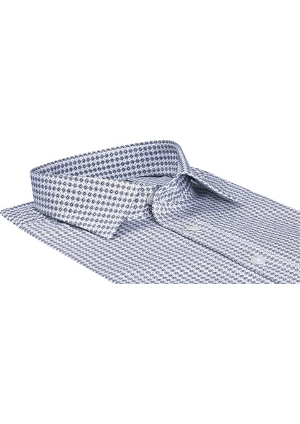 Sry Empirme Licra 408 Uzunkol Slim Fit Gömlek-Beyaz modelleri