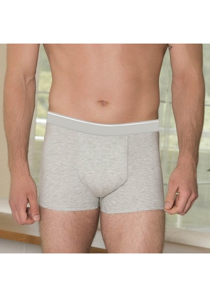 0019 Erkek Pamuklu Kalın Nefes Alan Koton Kumaş Boxer Külot