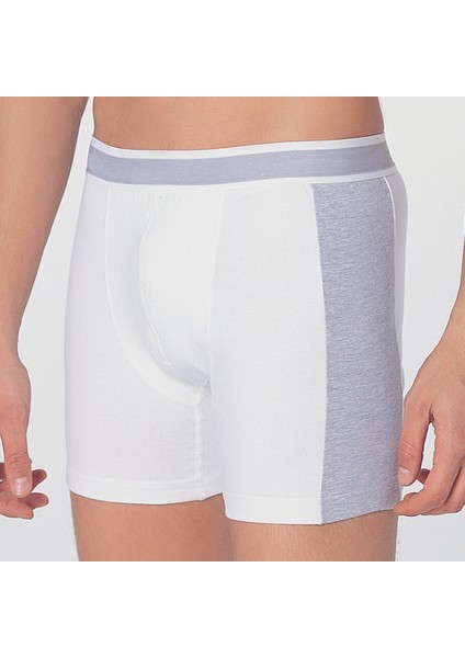 0029 Erkek Desenli Pamuklu Lastikli Boxer Külot