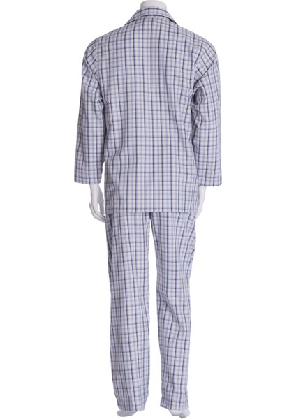 Erkek Ekose Poplin Pijama Takımı