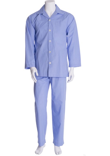 Erkek Poplin Pijama Takımı